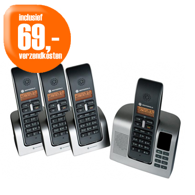 Dagactie - Motorola D214 Dect Telefoonset