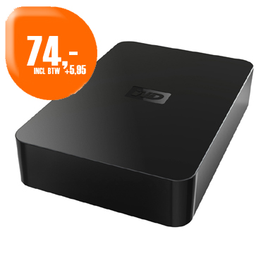 Dagactie - Western Digital Elements 1Tb Usb2.0 Harddrive