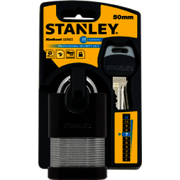 Dagknaller - 4-Pack Stanley Hangslot Laminated Steel 50 Mm S742-004 (Gratis Verzending)