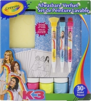 Dagknaller - Crayola K3 Deluxe Verfset (Gratis Verzending)