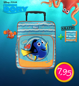 Dagknaller - Disney Finding Dory Love To Swim - Rugzak + Gratis Portemonnee