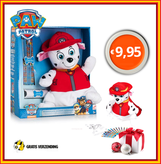 Dagknaller - Paw Patrol Rugzak Marshall Met Kleur Accessoires