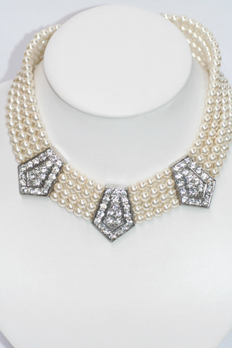 Dagproduct - Ketting Parel Strass