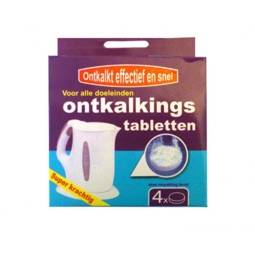 Deal Chimp - 4 Ontkalking tabletten voor maar €5.95!