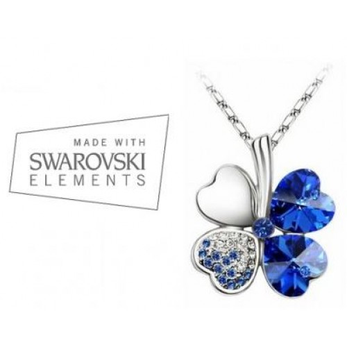 Deal Chimp - GRATIS: Swarovski klavertje vier ketting