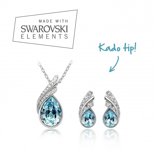 Deal Chimp - Swarovski Elements gift set - sea blue