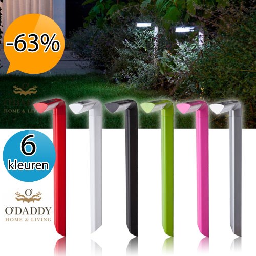 Deal Digger - 2 Stuks Solar Tuinlampen (In 6 Kleuren)