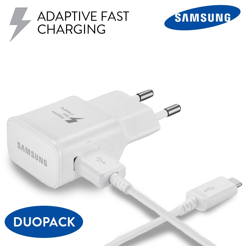 Deal Digger - 2 X Samsung Snellader Voor 4X Sneller Laden (Duo Pack)