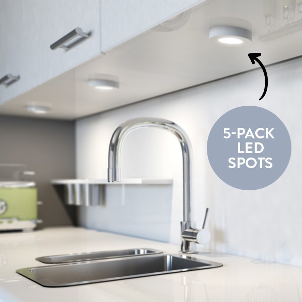 Deal Digger - 5-Pack Draadloze Led Spots!