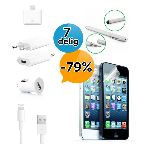 Deal Digger - 7 Delig Iphone 5 Super Pakket: