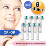 Deal Digger - 8 X Opzetborstels Voor Oral-b Elektrische Tandenborstels