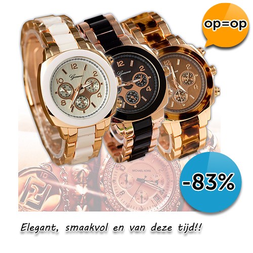 Deal Digger - Prachtige Ros&eacute;kleurige Horloges &ndash; Michael Kors Geinspireerd
