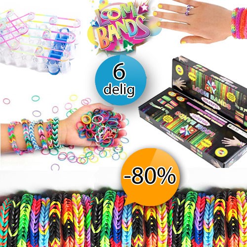 Deal Digger - Starterkit Loombandjes Met Bedeltjes