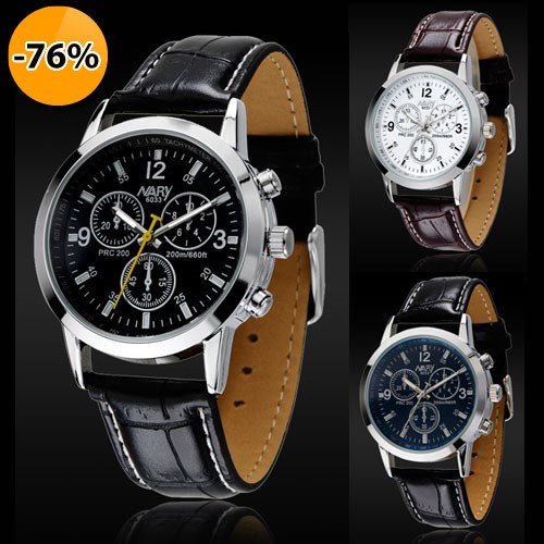 Deal Digger - Stijlvol Herenhorloge Met Roestvrijstalen Kast