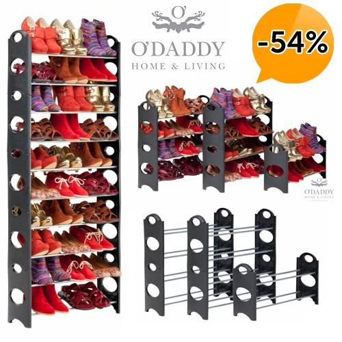 Deal Digger - Tot 30 Paar Schoenen Overzichtelijk Opgeborgen In Een O&rsquo;daddy Schoenenrek: