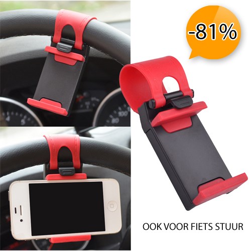 Deal Digger - Universele Stuur Houder Voor Gps Of Smartphone