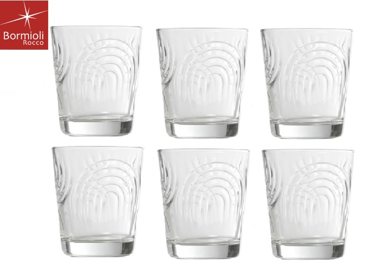 Deal Donkey - Bormioli Arches Waterglazen - Tumblerglazen - 6 Stuks - 29,5 Cl