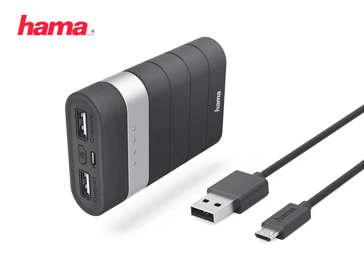 Deal Donkey - Hama Powerbank Trip 7800Mah Zwart