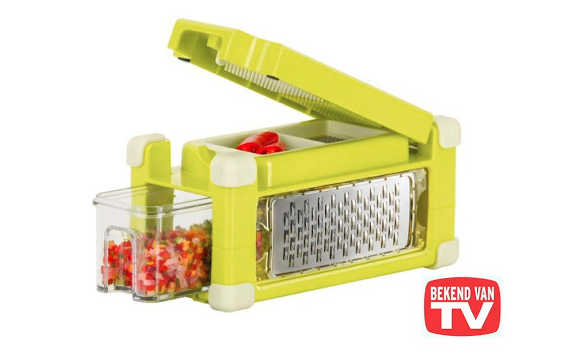 Deal Donkey - Nicer Dicer Magic Cube Gourmet, Met Elke Draai Een Nieuwe Snijvariant