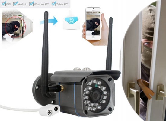 Deal Donkey - Outdoor Ip-Camera - Zie Alles Wat Er Rondom Je Huis Gebeurt