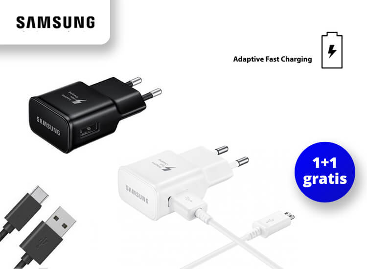 Deal Donkey - Samsung Snellader - Voor 4X Sneller Opladen - 1+1 Gratis