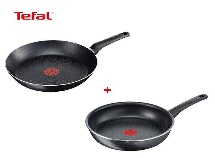 Deal Donkey - Tefal Koekenpannen - 2 Stuks - Ø24 En Ø26 Cm