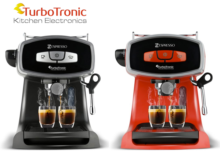 Deal Donkey - Turbotronic Tt-Cm19 Koffiemachine - Rood Of Zwart