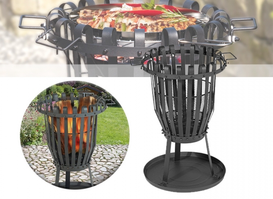 Deal Donkey - Vuurkorf En Barbecue 2-In-1 - Ideaal Voor De Kleinere Tuin Of Terras