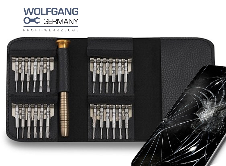 Deal Donkey - Wolfgang Mini Schroevendraaier Bitset - Handige Micro Reparatieset 25-Delig