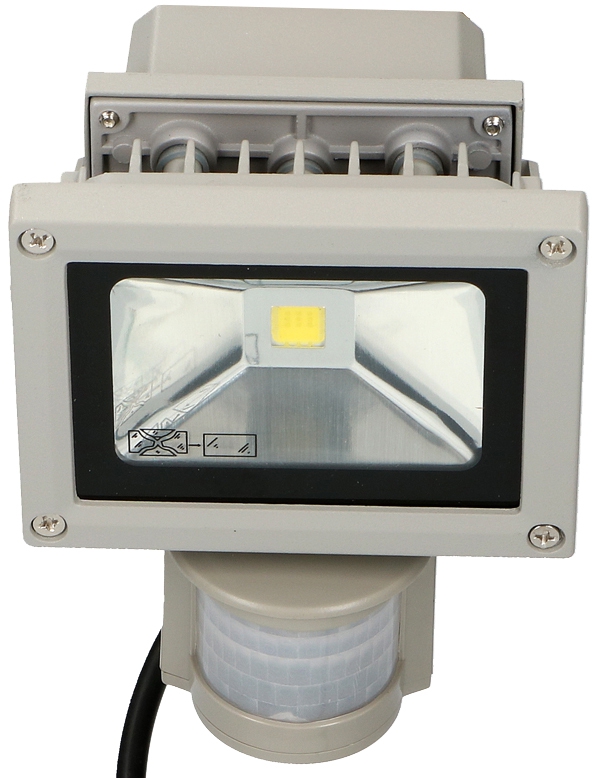 Doebie - LED schijnwerper 10W met bewegingssensor waterproof