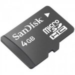 Doebie - SanDisk microSDHC� 4GB + SD adapter