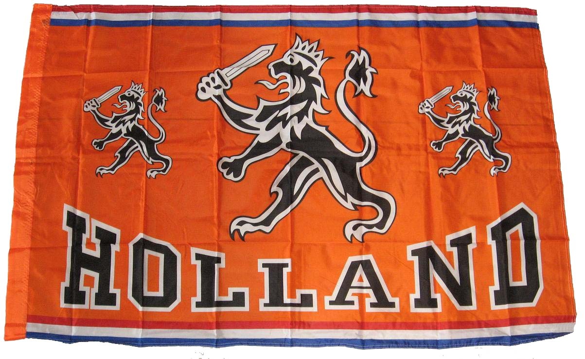 Doebie - Voetbalfan NU GRATIS grote NL vlag 156/102 cm