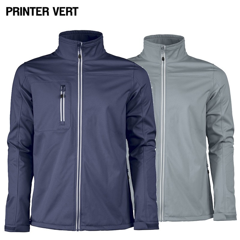 Elke dag iets leuks - Softshell Jassen van Printer Vert Heren