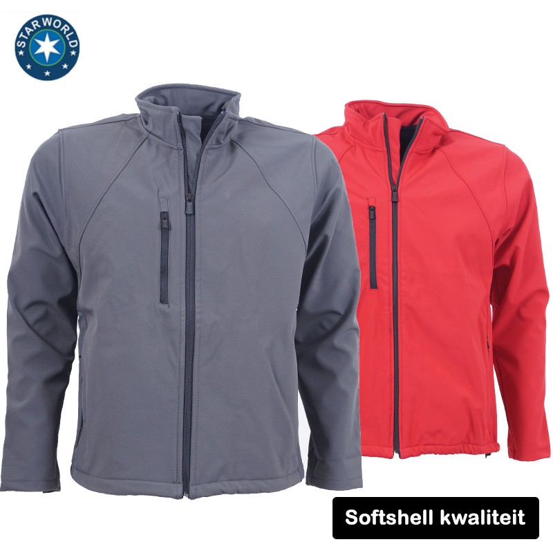 Elke dag iets leuks - Softshell jassen van Starworld Elke dag iets leuks - Softshell jassen van Starworld
