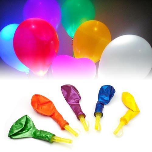 Gave Aktie - 5 Led Ballonnen