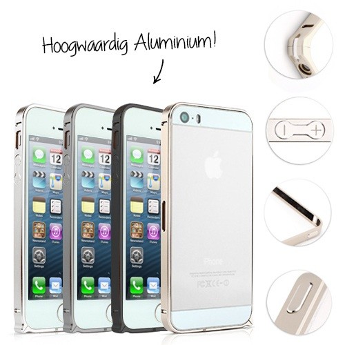 Gave Aktie - Aluminium Bumper voor iPhone 5/ 5S