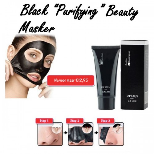 Gave Aktie - Black Mask gezichtsmasker