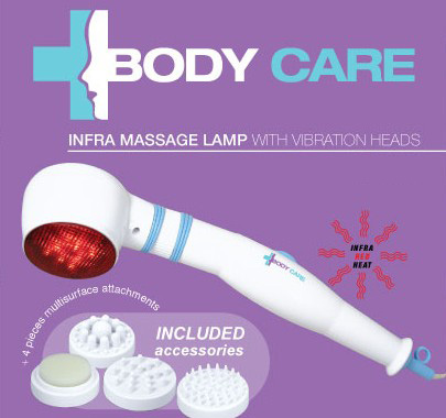 Gave Aktie - Body Care Infrarood Hoofdmassage + 4 Accessoires