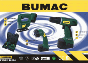 Gave Aktie - Bumac Professional Powertools, 5 Delige Accu-toolset In Koff