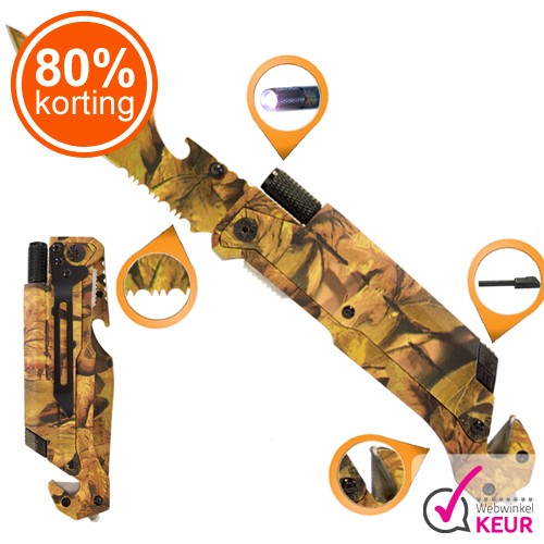 Gave Aktie - Camo Survival Zakmes