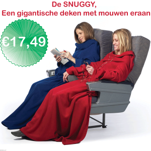 Gave Aktie - De Snuggy, Een Gigantische Deken Met Mouwen