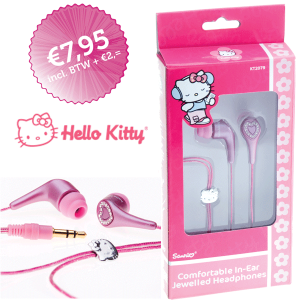 Gave Aktie - Hello Kitty In-ear Headphones Gave Aktie - Hello Kitty In-ear Headphones