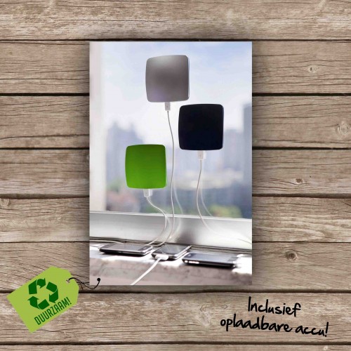 Gave Aktie - Solar charger met zuignap