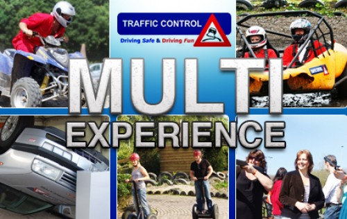 Golden Deals - Multi Experience: 5 keer 30 minuten aan o.a quad rijden, powerturnen, shooting games en meer!