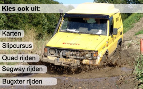 Golden Deals - Slipcursus, off-road rijden, quad rijden het kan allemaal met dit 2 uur durende combi arrangement!