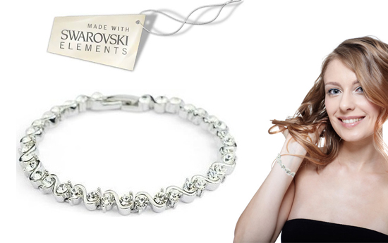 Group Actie - 1 Of 2 Armbanden Inclusief Verzendkosten. Deze Armbanden Zijn Voorzien Van Swarovski Crystal Elements. (Vanaf € 19,00)