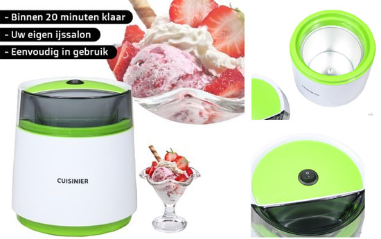 Group Actie - Cuisinier Ijsmachine