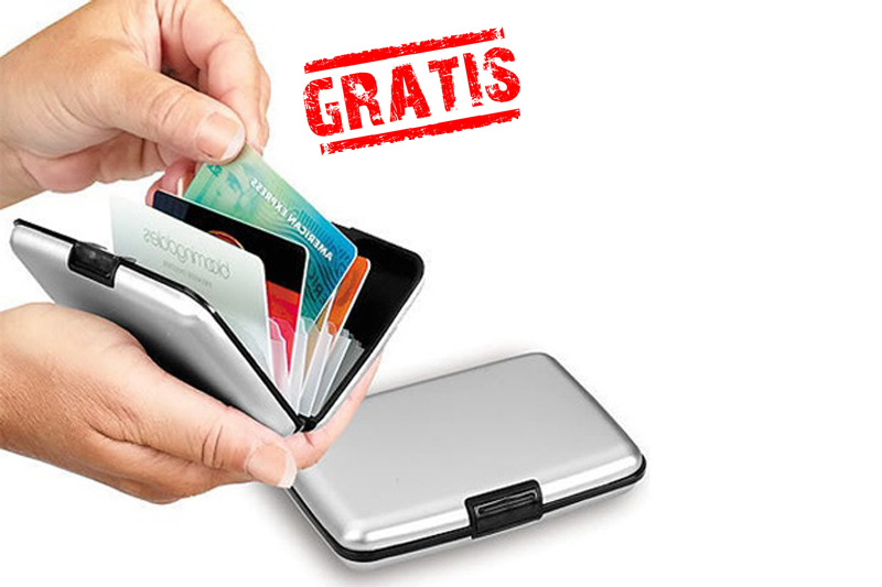 Group Actie - Gratis Alu Wallet, Een Nieuwe Generatie Portemonnee! Aluminium Card Holder.