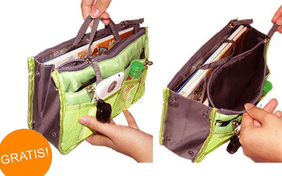 Group Actie - Gratis - Handtas Organizer. Organiseer En Verwissel Je Hele Inhoud Van Je Handtas In No-time ! (Waarde €39)