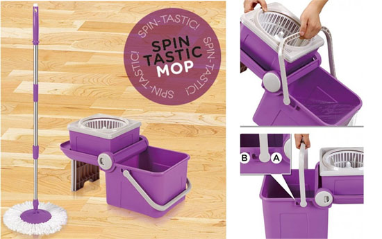 Group Actie - Spintastic Mop Met Uitklapbare Emmer